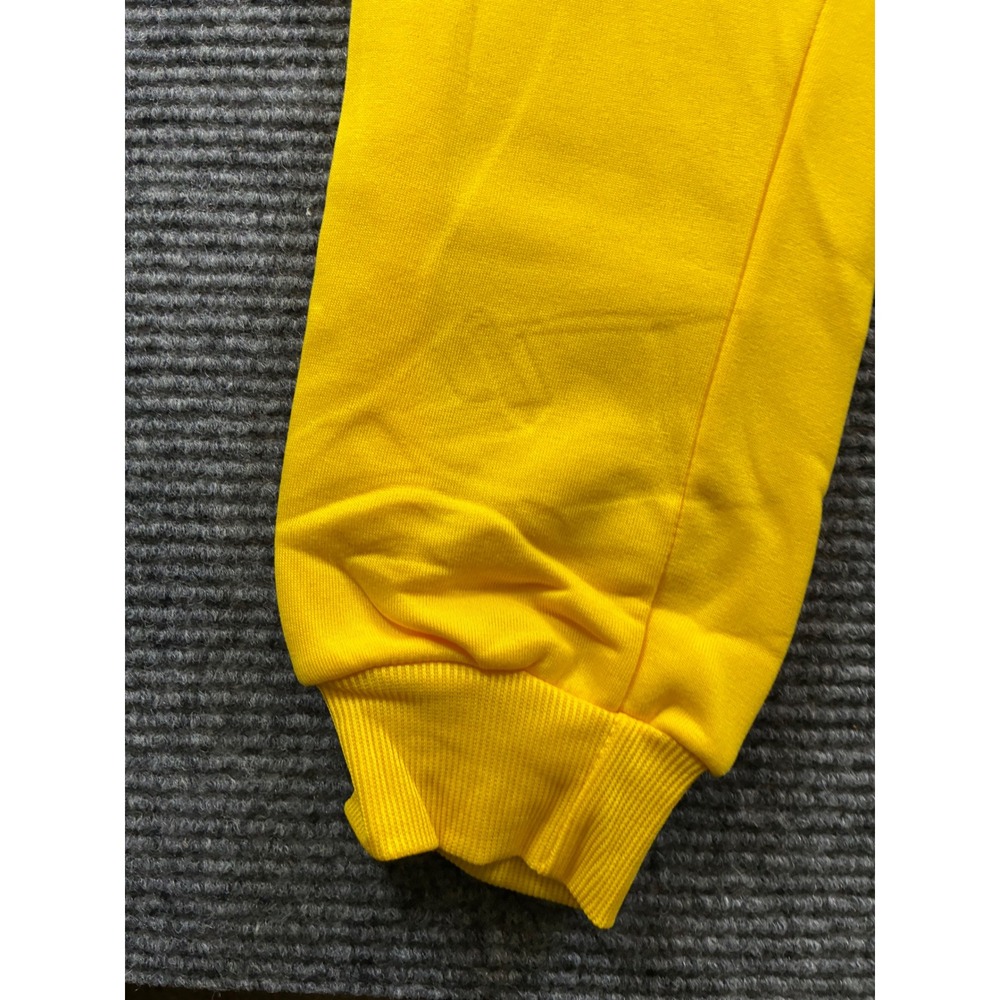 Yellow Sweatsuit Set Crewneck Sweatshirt and Joggers 3XL Fleece Lined Loungewear - Picture 11 of 12